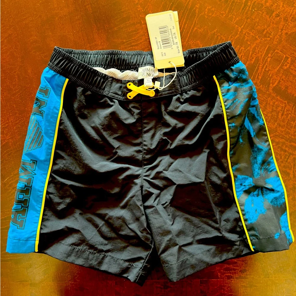 Armani Junior swim trunks NWT size 7A